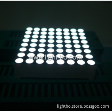2.4" 5mm 8 X 8 Ultra White Dot Matrix Led Displays For Elevator Position Indicators And Display Screens 